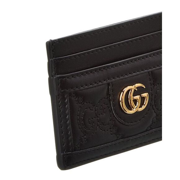 Gucci GG Marmont Matelasse Leather Card Holder - Picture 3 of 3